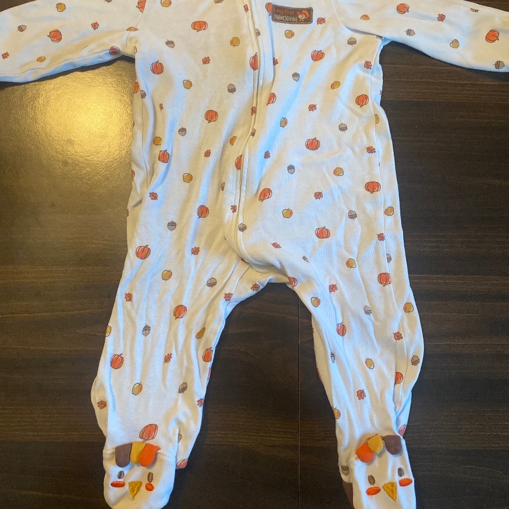 9mo My First Thanksgiving Outfit/Pajama